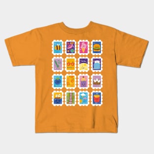 Doodle Stamps Kids T-Shirt